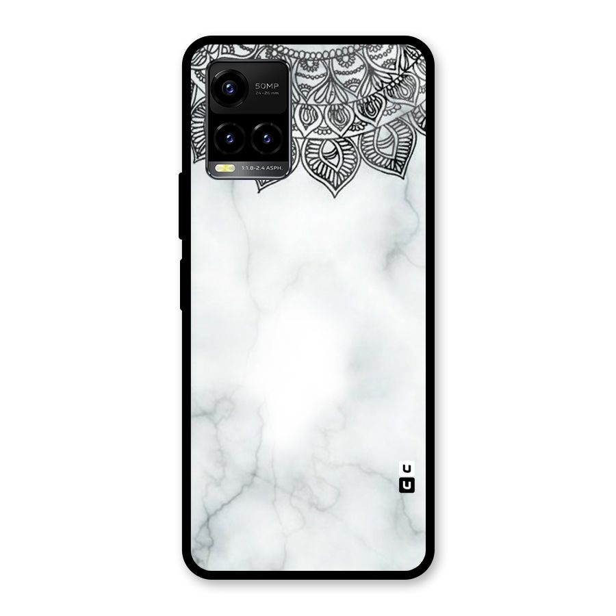 Exotic Marble Pattern Glass Back Case for Vivo Y21T