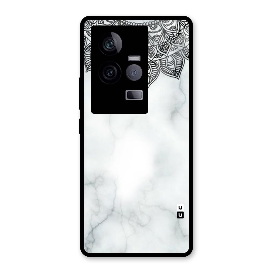 Exotic Marble Pattern Glass Back Case for Vivo iQOO 11 5G