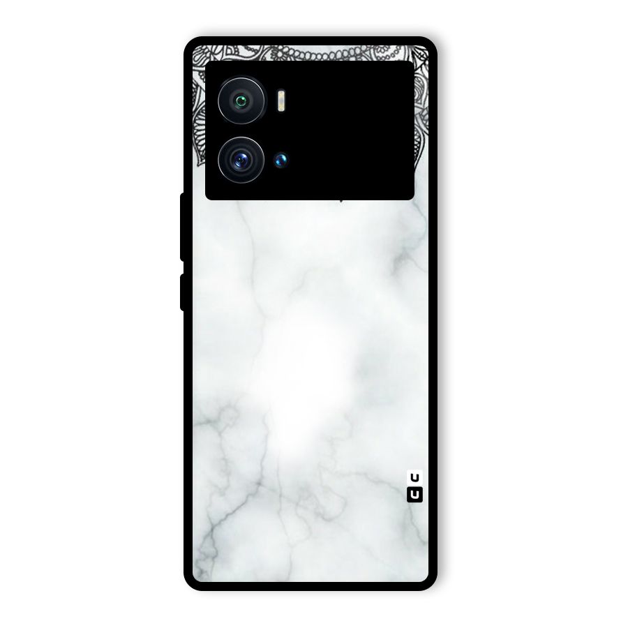 Exotic Marble Pattern Glass Back Case for Vivo iQOO 9 Pro