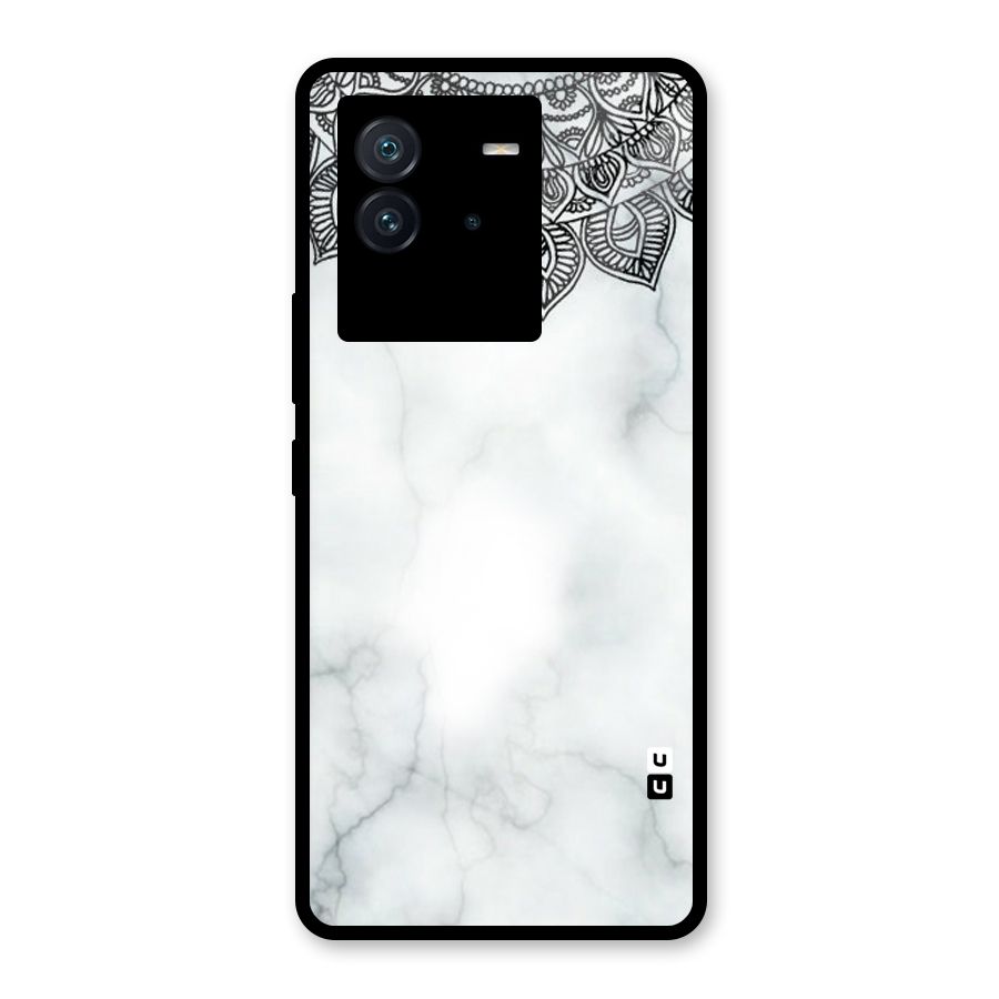 Exotic Marble Pattern Glass Back Case for Vivo iQOO Neo 6 5G