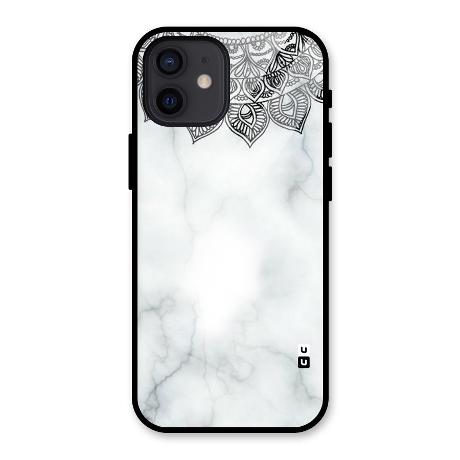 Exotic Marble Pattern Glass Back Case for iPhone 12