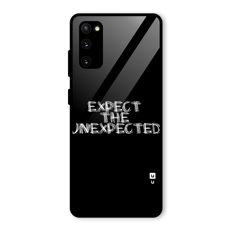 Expect The Unexpected Glass Back Case for Galaxy S20 FE 5G
