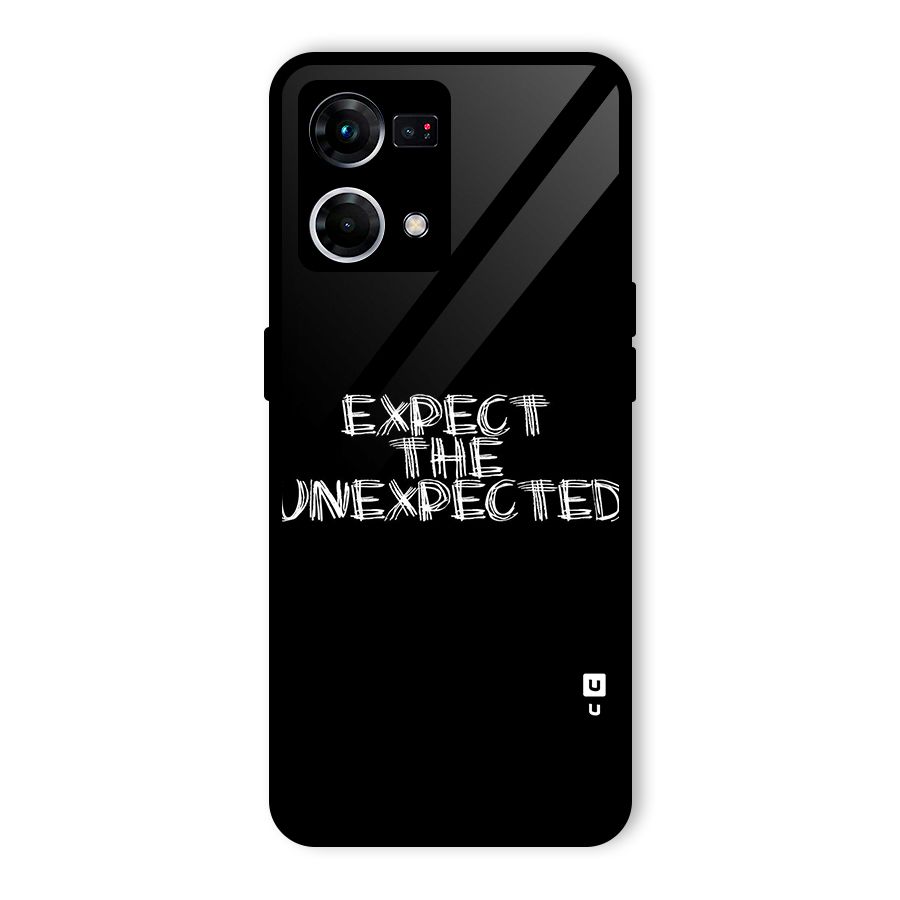 Expect The Unexpected Glass Back Case for Oppo F21s Pro 4G