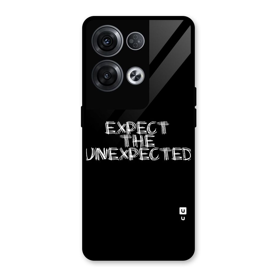 Expect The Unexpected Glass Back Case for Oppo Reno8 Pro 5G