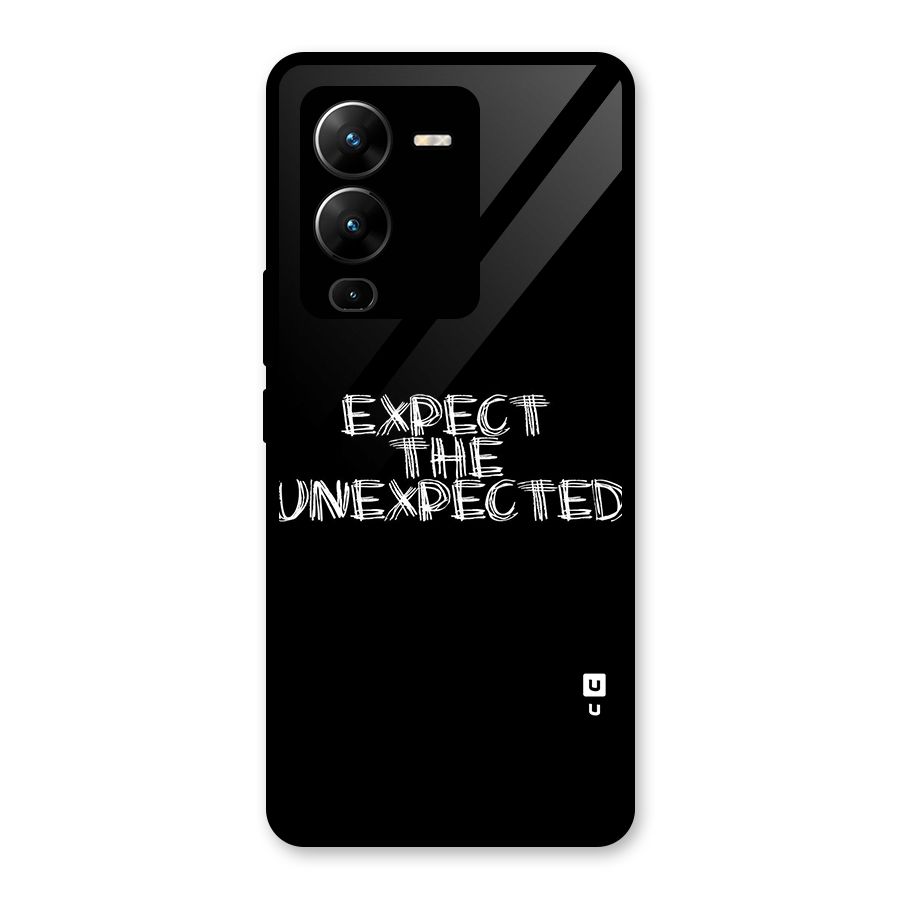 Expect The Unexpected Glass Back Case for Vivo V25 Pro