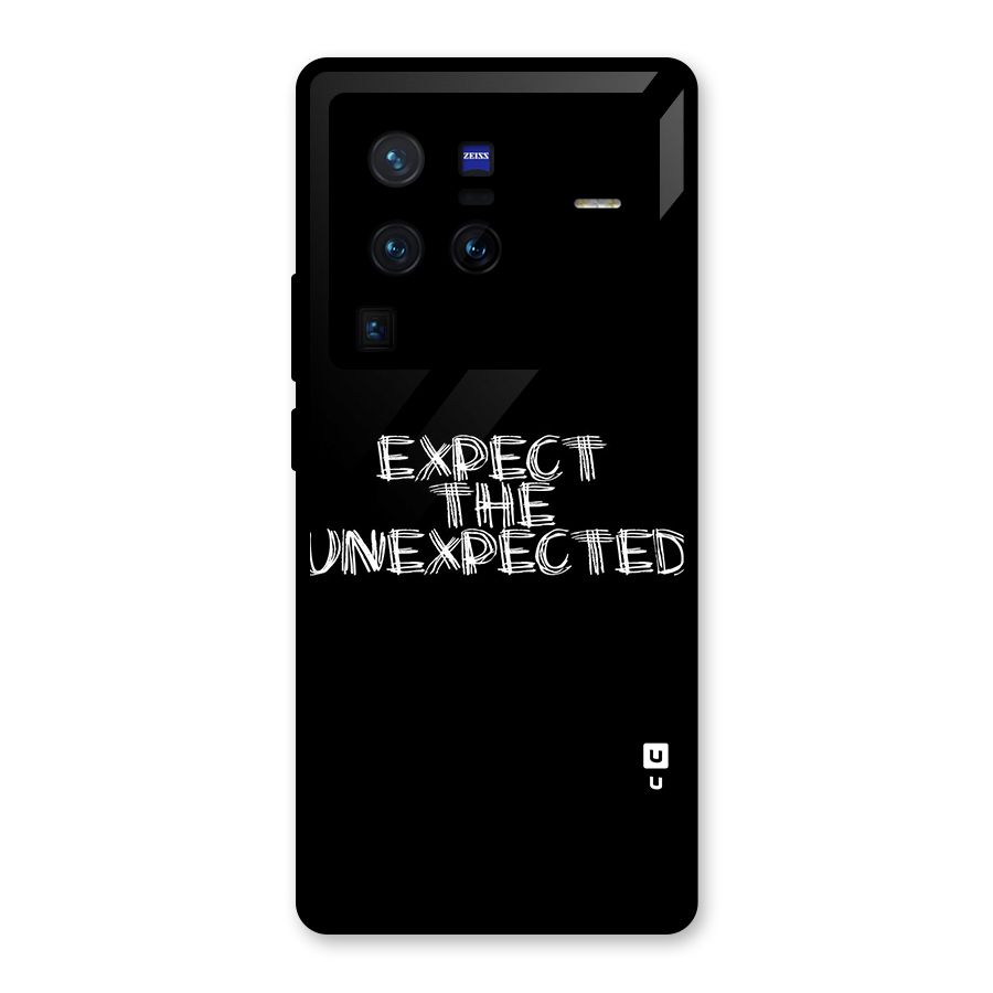 Expect The Unexpected Glass Back Case for Vivo X80 Pro