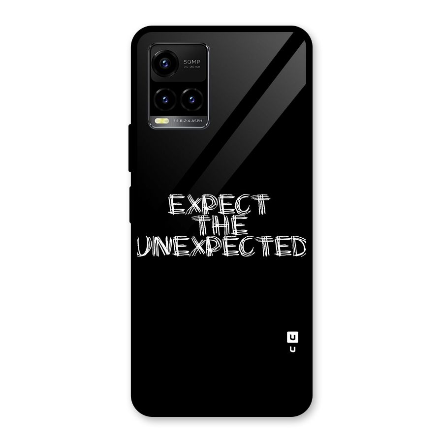 Expect The Unexpected Glass Back Case for Vivo Y21T