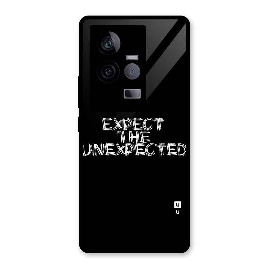 Expect The Unexpected Glass Back Case for Vivo iQOO 11 5G