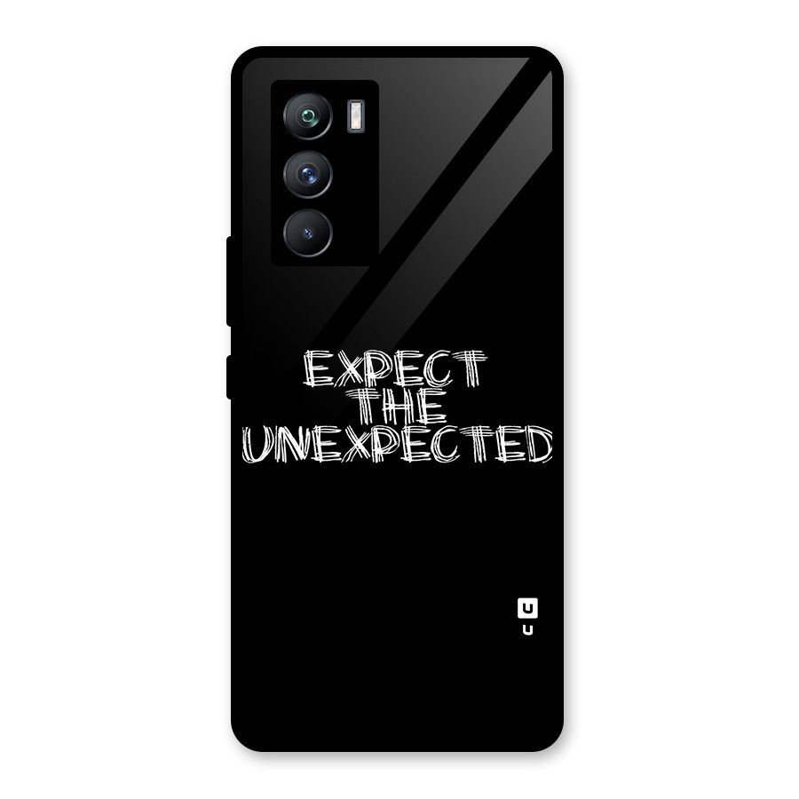 Expect The Unexpected Glass Back Case for Vivo iQOO 9 SE