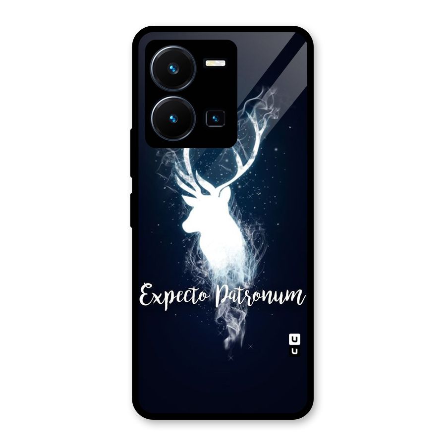 Expected Wish Glass Back Case for Vivo Y35