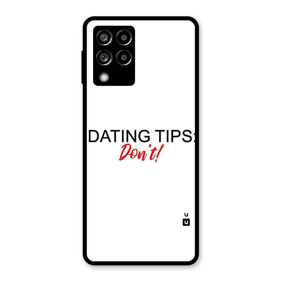 Expert Dating Tip Glass Back Case for Galaxy M53 5G