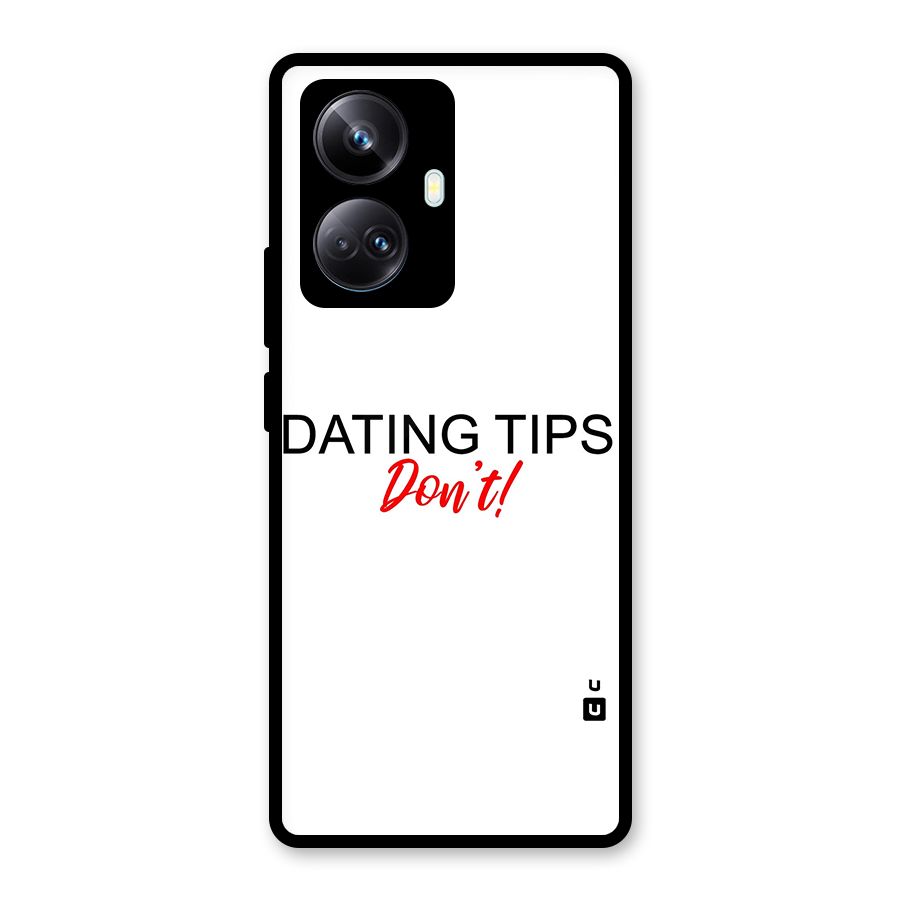 Expert Dating Tip Glass Back Case for Realme 10 Pro Plus