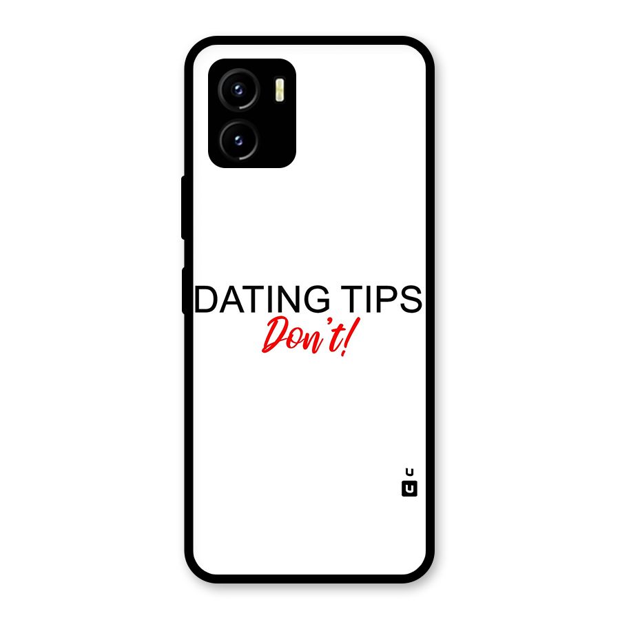Expert Dating Tip Glass Back Case for Vivo Y15s