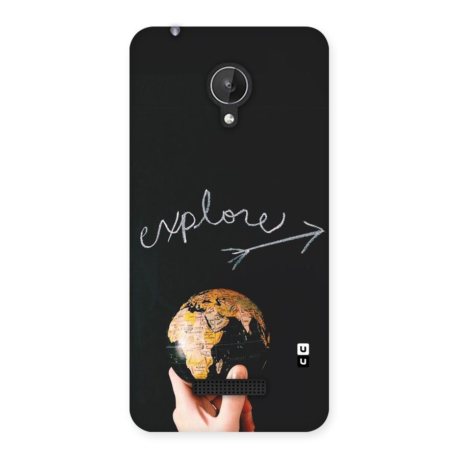 Explore World Back Case for Micromax Canvas Spark Q380