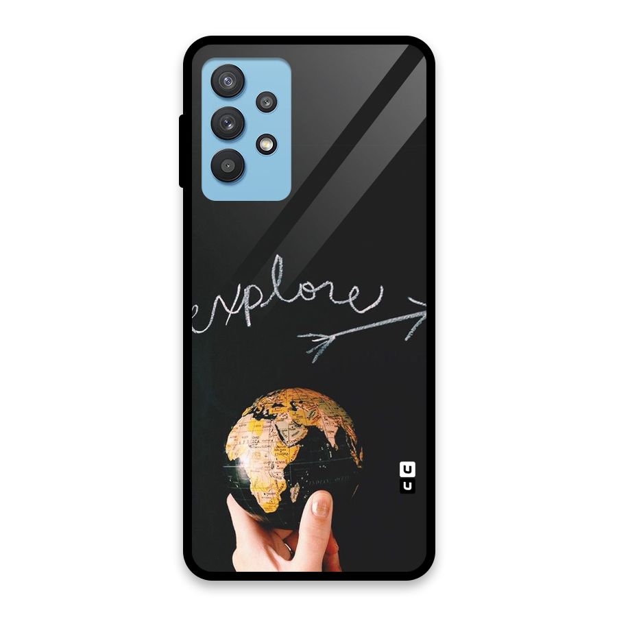 Explore World Glass Back Case for Galaxy M32 5G