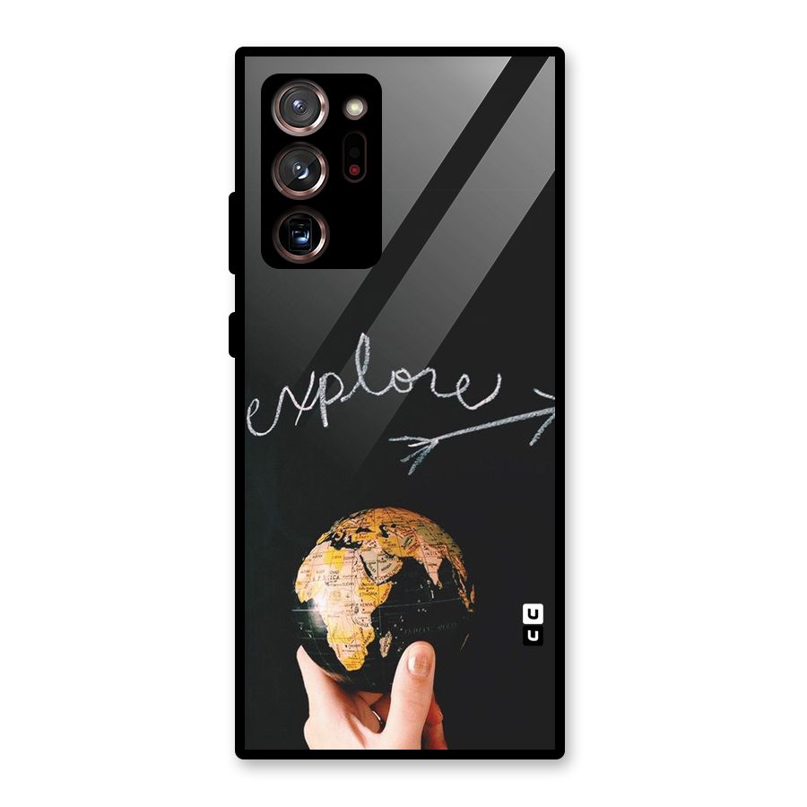 Explore World Glass Back Case for Galaxy Note 20 Ultra 5G