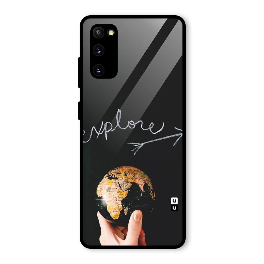 Explore World Glass Back Case for Galaxy S20 FE