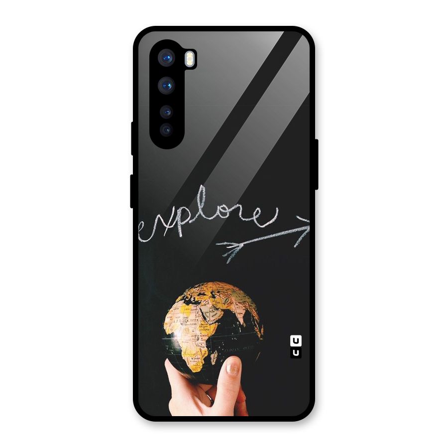 Explore World Glass Back Case for OnePlus Nord