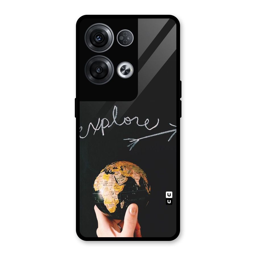 Explore World Glass Back Case for Oppo Reno8 Pro 5G