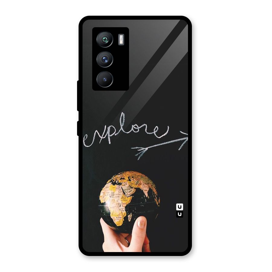 Explore World Glass Back Case for Vivo iQOO 9 SE
