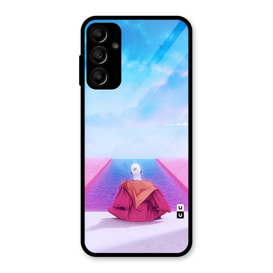 Eye Art Glass Back Case for Galaxy A14 5G