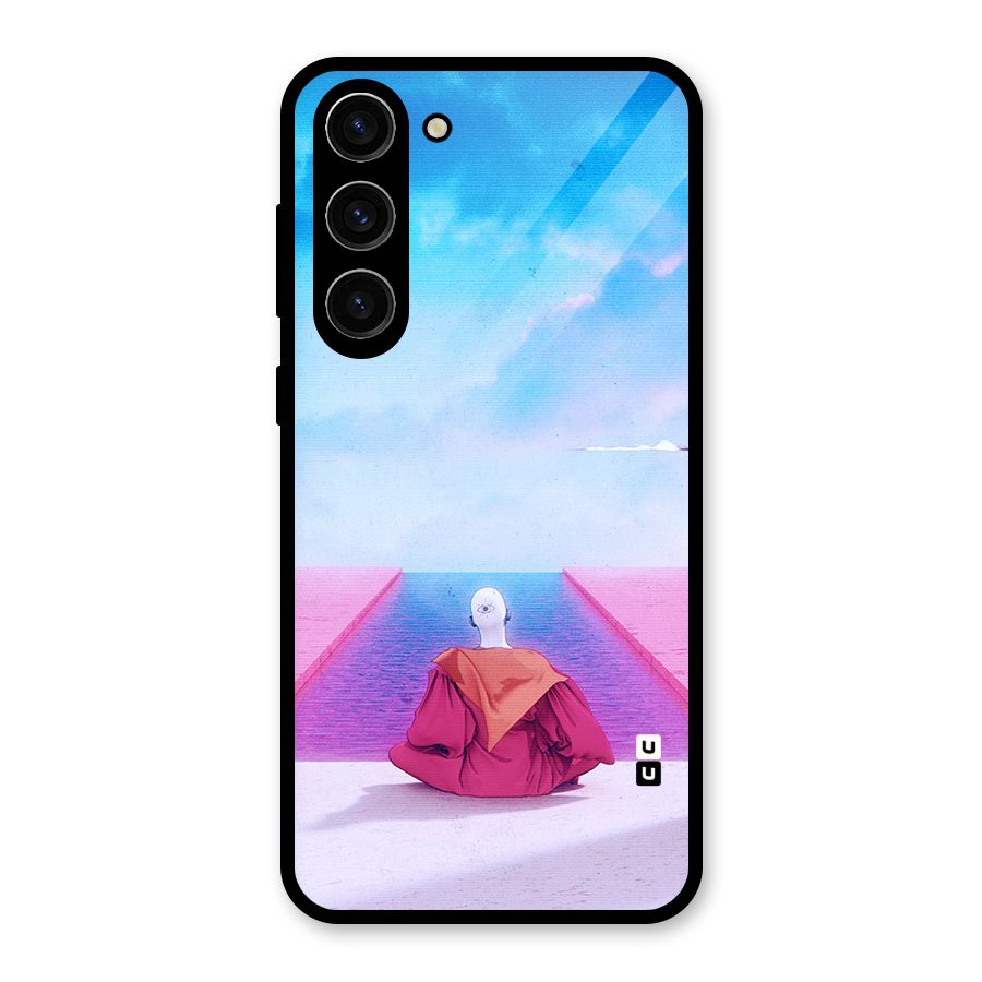 Eye Art Glass Back Case for Galaxy S23 Plus