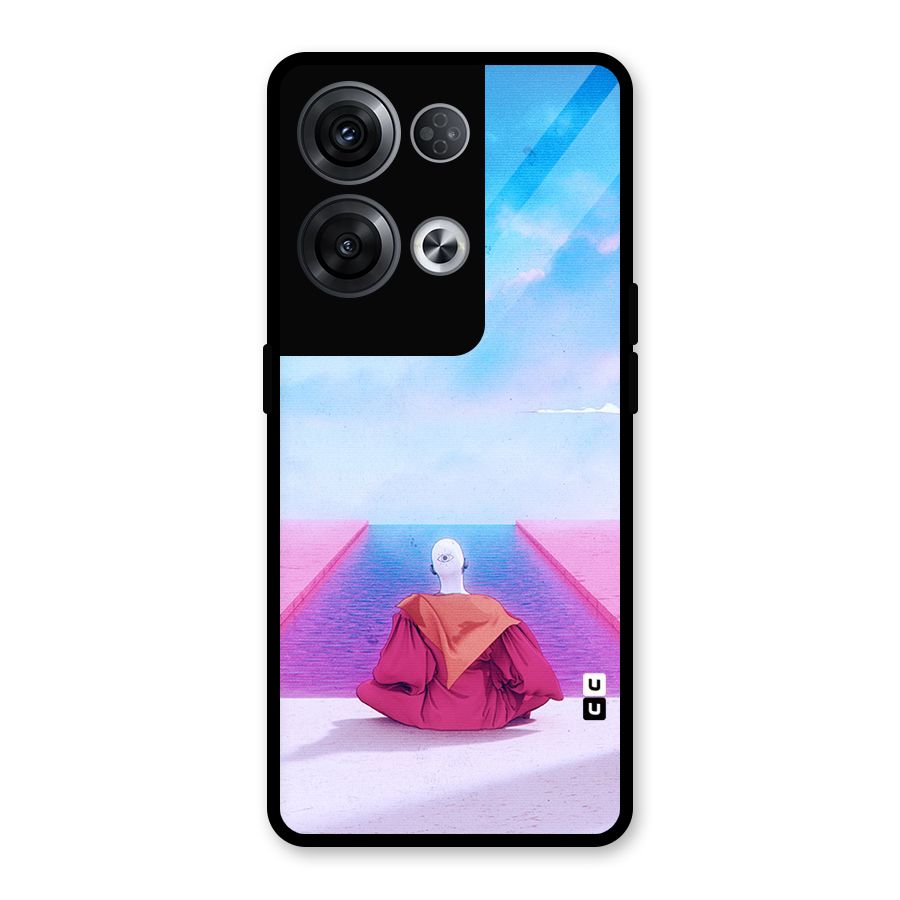Eye Art Glass Back Case for Oppo Reno8 Pro 5G