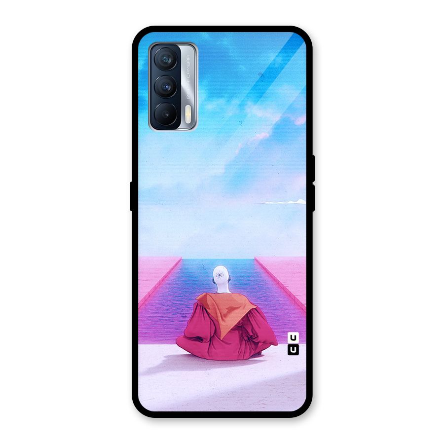 Eye Art Glass Back Case for Realme X7