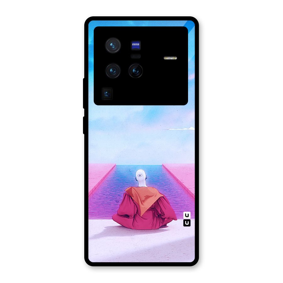 Eye Art Glass Back Case for Vivo X80 Pro