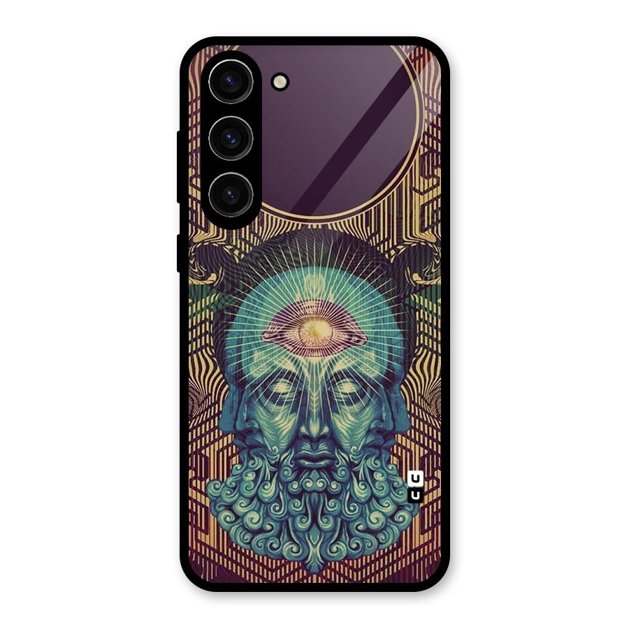 Eye Design Glass Back Case for Galaxy S23 Plus