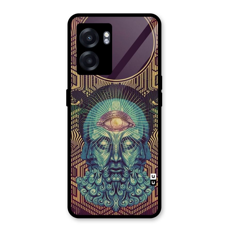 Eye Design Glass Back Case for Realme Narzo 50 5G