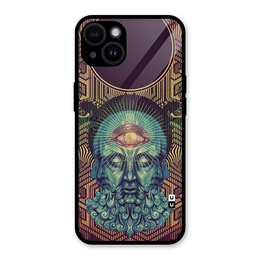 Eye Design Glass Back Case for iPhone 14