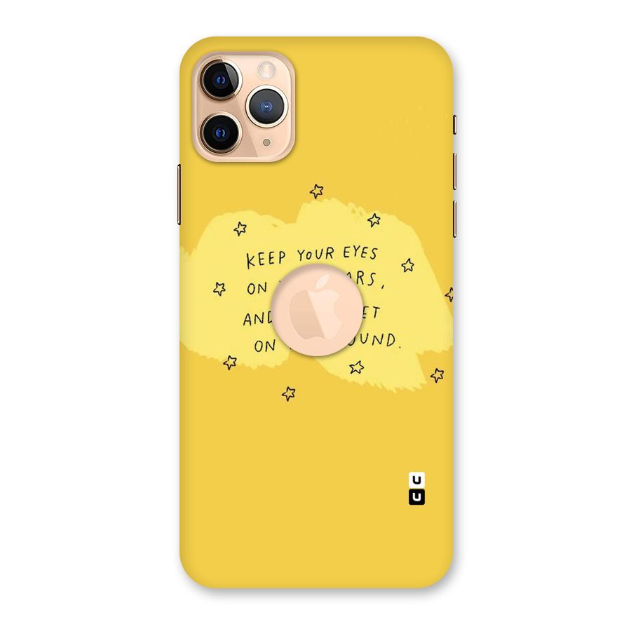 Eyes On Stars Back Case for iPhone 11 Pro Max Logo Cut