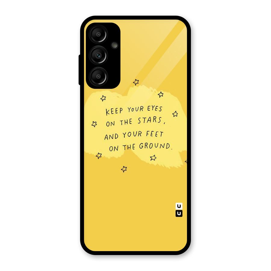 Eyes On Stars Glass Back Case for Galaxy A14 5G