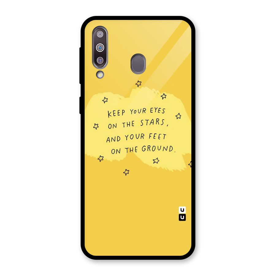 Eyes On Stars Glass Back Case for Galaxy M30
