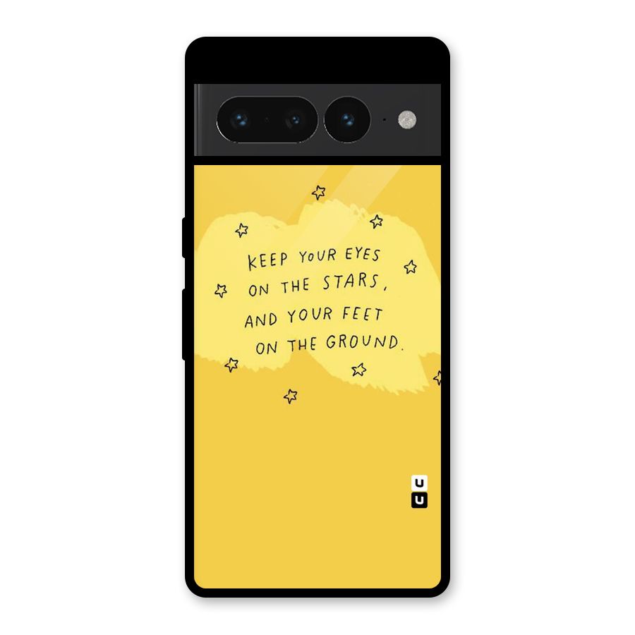 Eyes On Stars Glass Back Case for Google Pixel 7 Pro