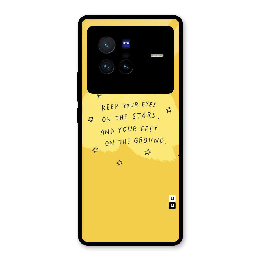 Eyes On Stars Glass Back Case for Vivo X80