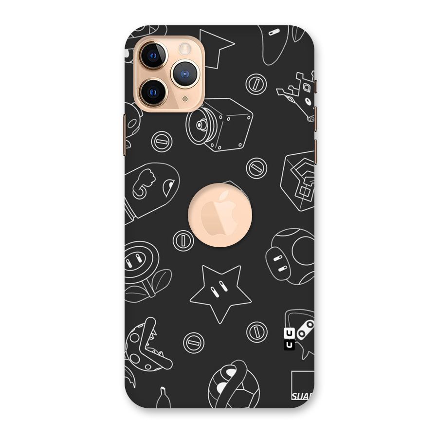 Face Mishchief Back Case for iPhone 11 Pro Max Logo Cut