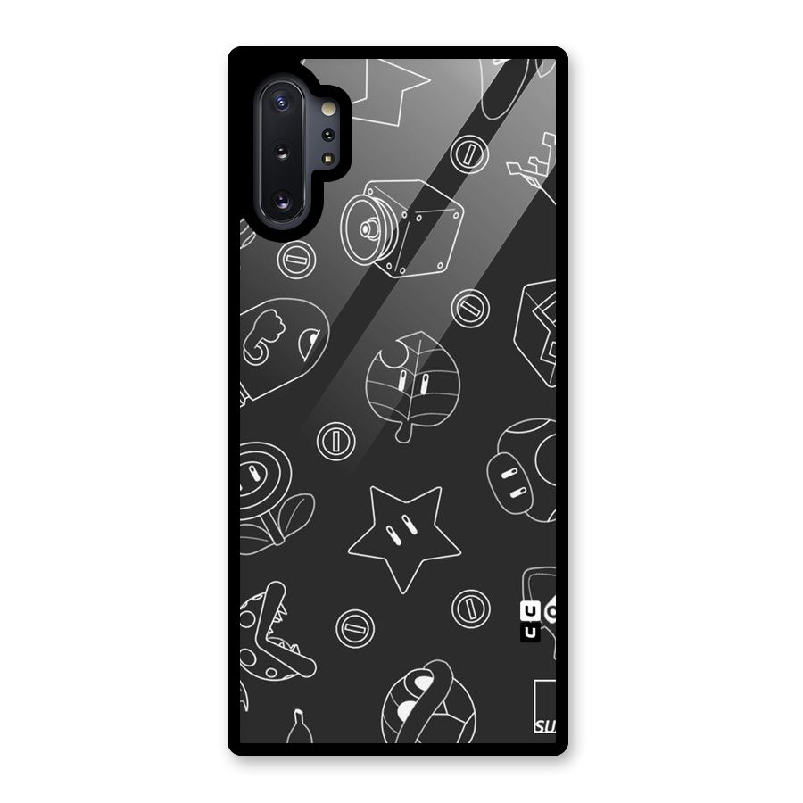 Face Mishchief Glass Back Case for Galaxy Note 10 Plus
