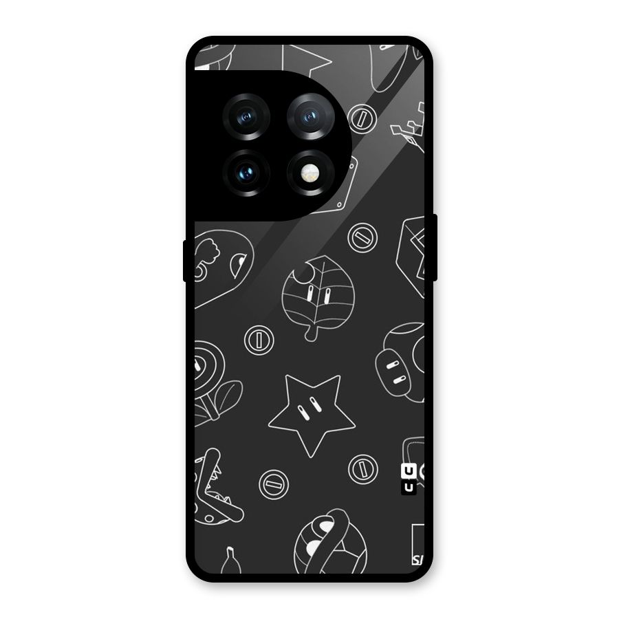 Face Mishchief Glass Back Case for OnePlus 11