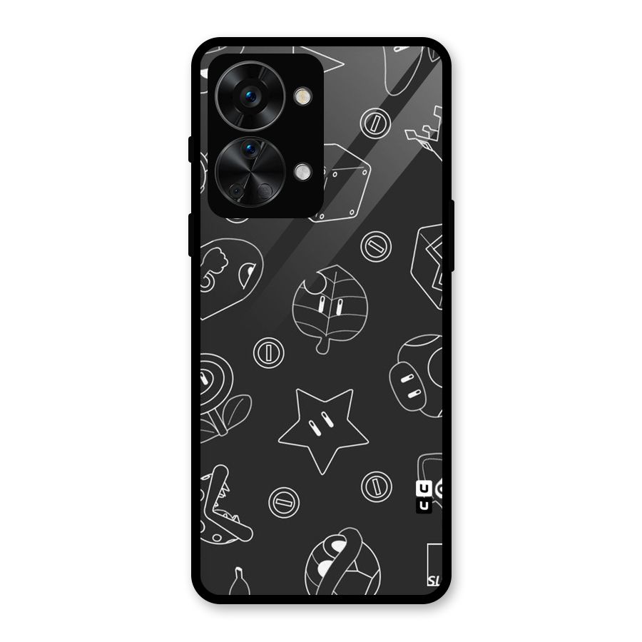 Face Mishchief Glass Back Case for OnePlus Nord 2T