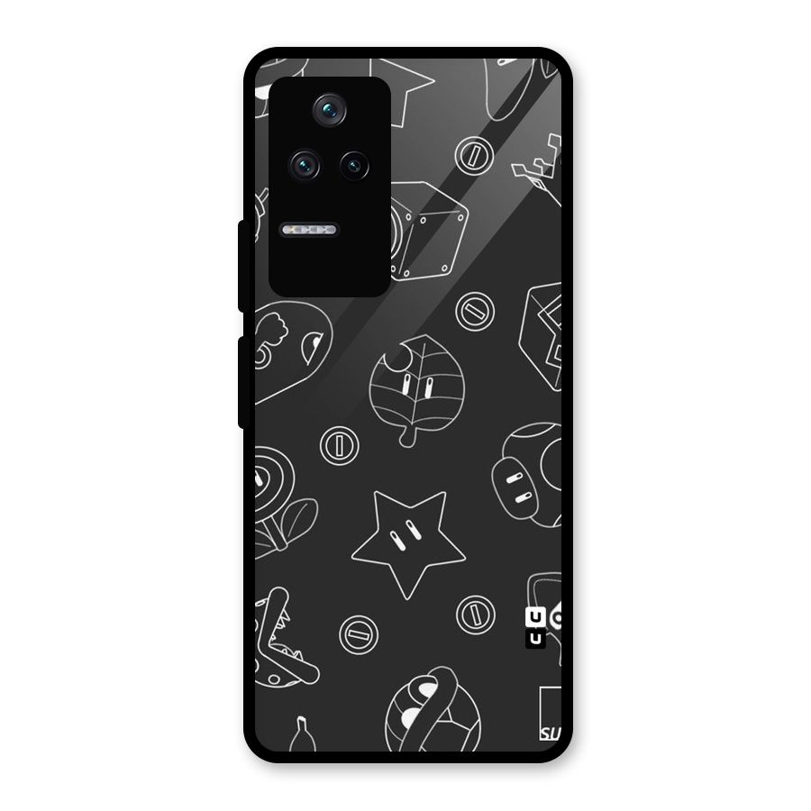 Face Mishchief Glass Back Case for Poco F4 5G