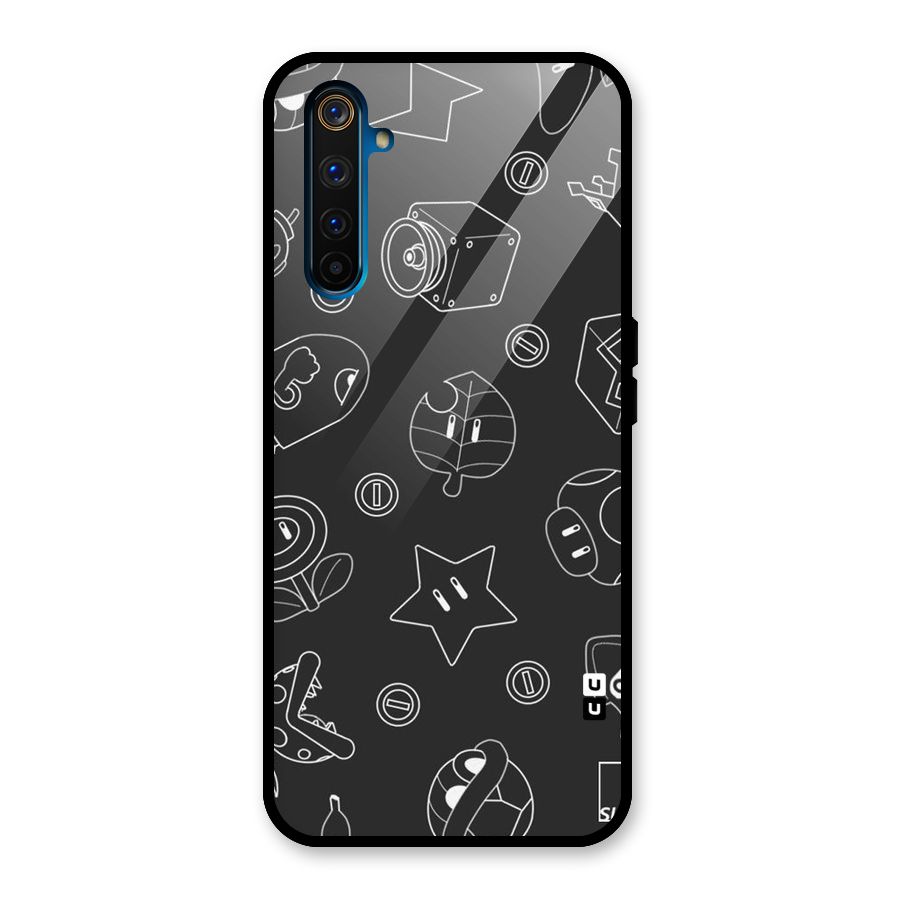 Face Mishchief Glass Back Case for Realme 6 Pro