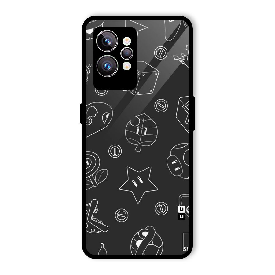 Face Mishchief Glass Back Case for Realme GT2 Pro