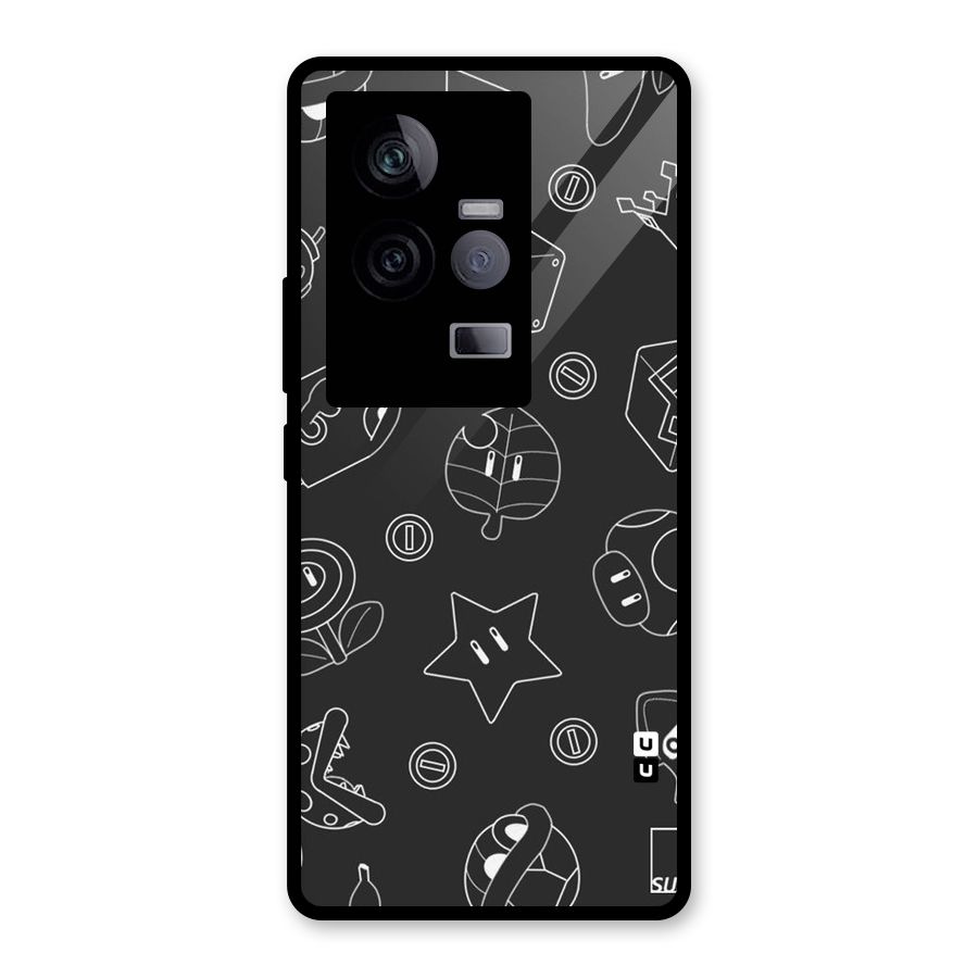 Face Mishchief Glass Back Case for Vivo iQOO 11 5G