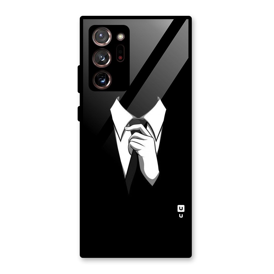 Faceless Gentleman Glass Back Case for Galaxy Note 20 Ultra 5G