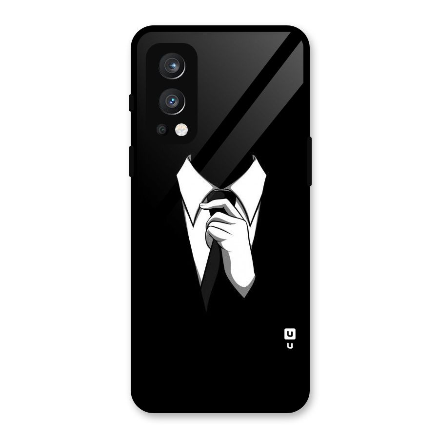 Faceless Gentleman Glass Back Case for OnePlus Nord 2 5G