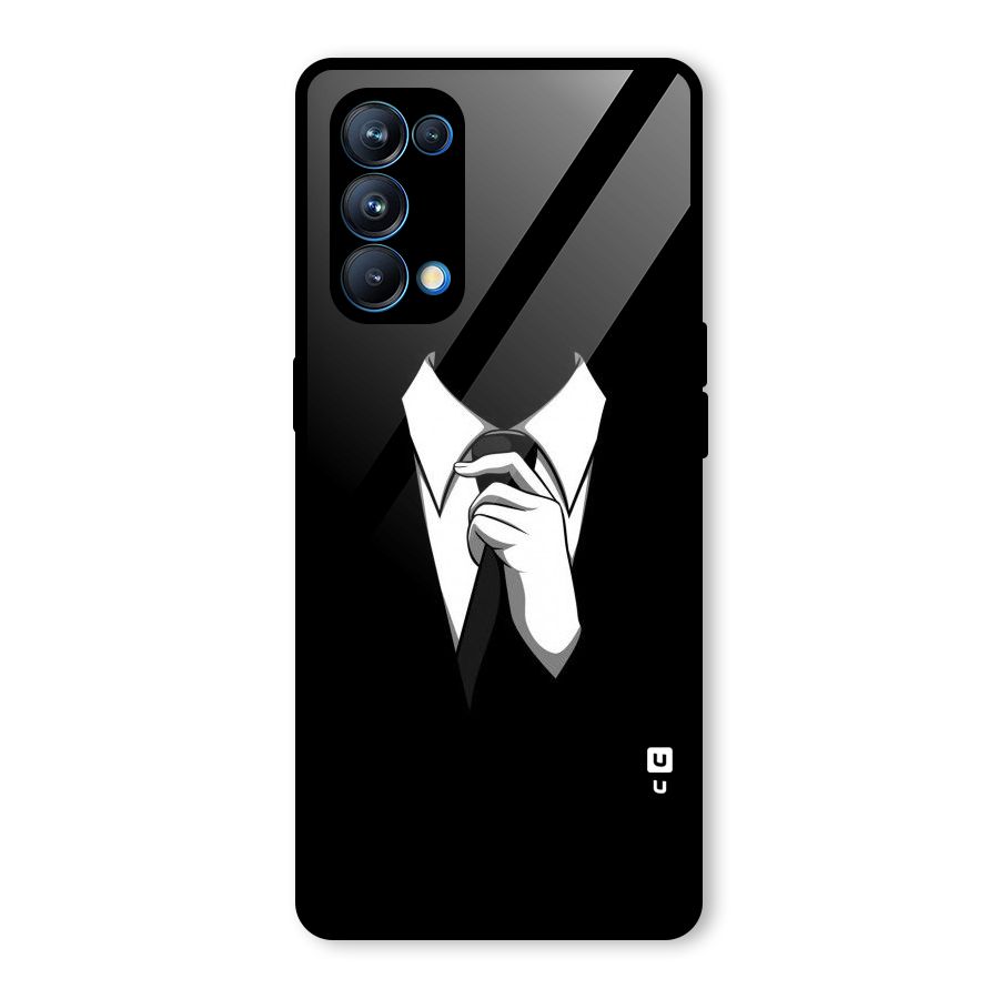 Faceless Gentleman Glass Back Case for Oppo Reno5 Pro 5G