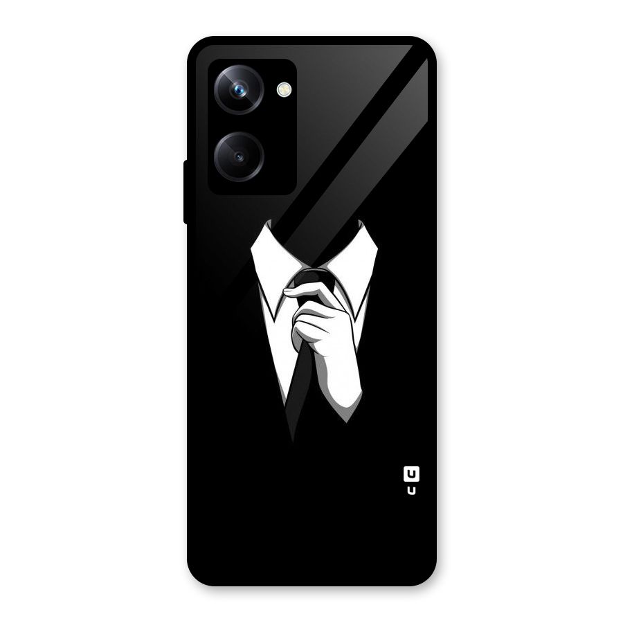Faceless Gentleman Glass Back Case for Realme 10 Pro