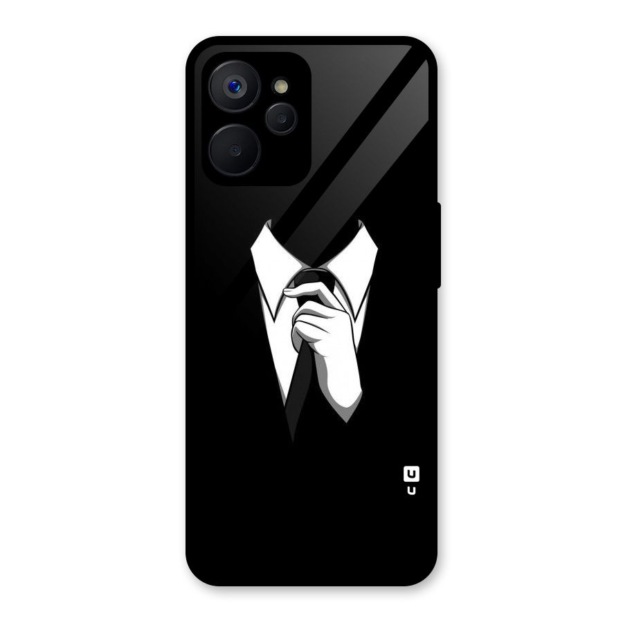 Faceless Gentleman Glass Back Case for Realme 9i 5G